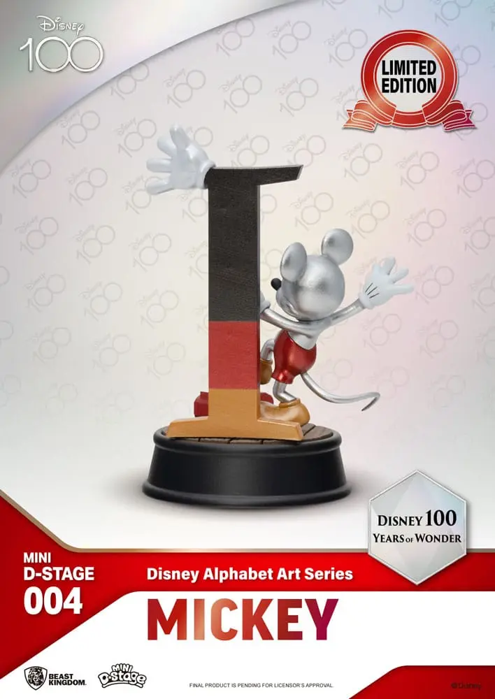 Disney Mini Diorama Stage Sošky 6-balenie 100 Years of Wonder-Disney Alphabet Art 10 cm produktová fotografia