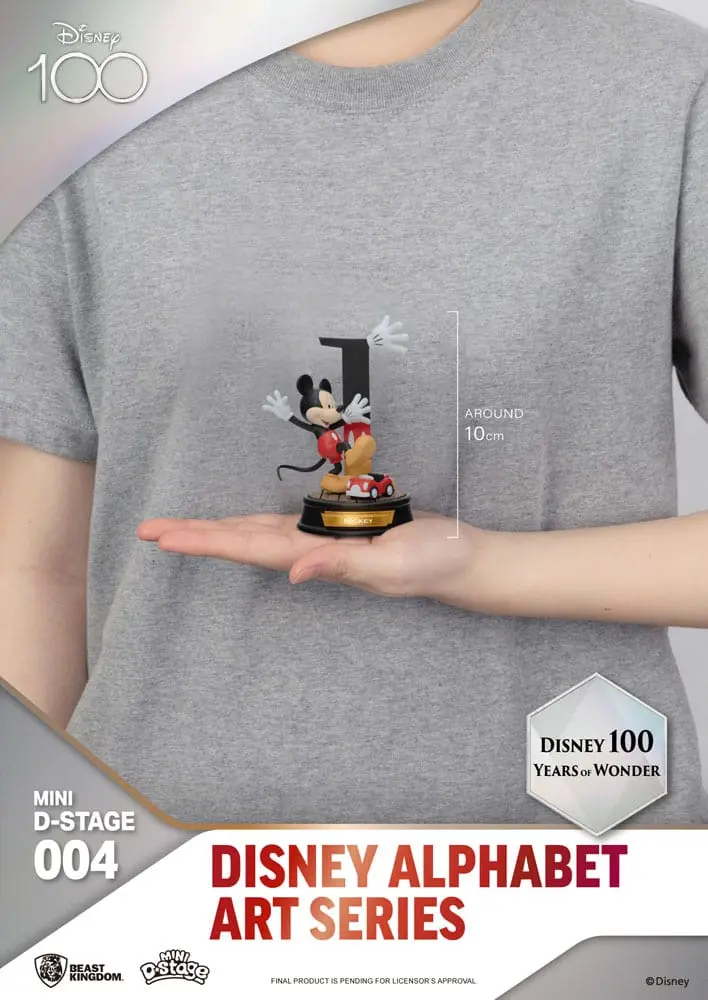 Disney Mini Diorama Stage Sošky 6-balenie 100 Years of Wonder-Disney Alphabet Art 10 cm produktová fotografia