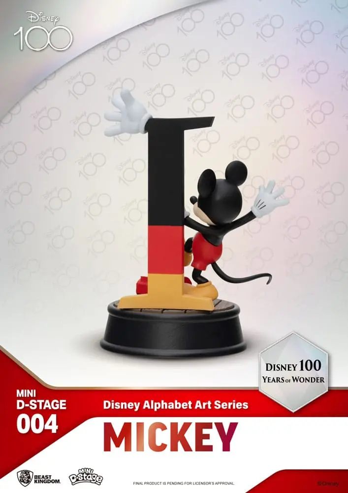Disney Mini Diorama Stage Sošky 6-balenie 100 Years of Wonder-Disney Alphabet Art 10 cm produktová fotografia
