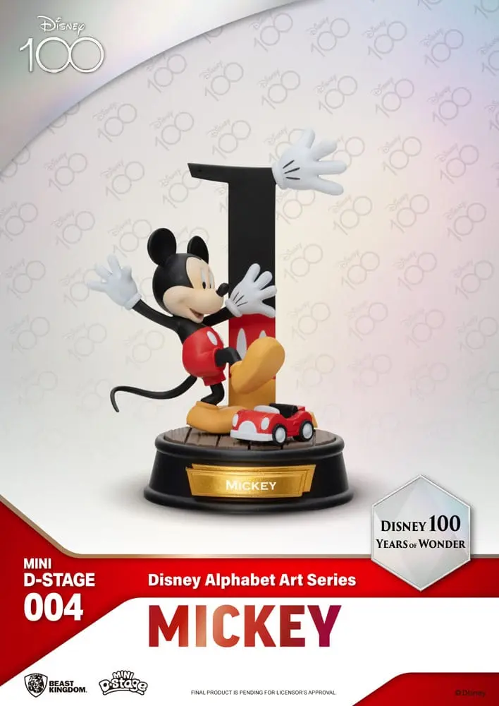 Disney Mini Diorama Stage Sošky 6-balenie 100 Years of Wonder-Disney Alphabet Art 10 cm produktová fotografia