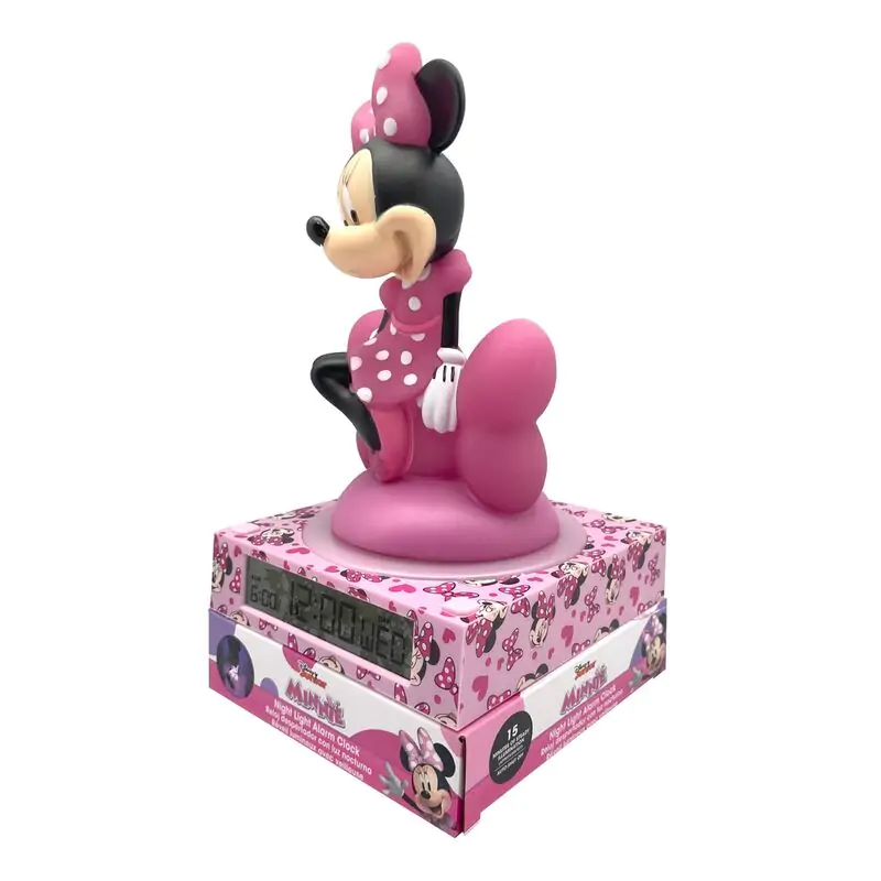 Disney Minnie 3D lampa s budíkom produktová fotografia