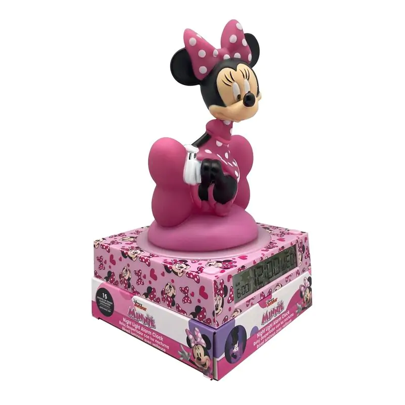 Disney Minnie 3D lampa s budíkom produktová fotografia