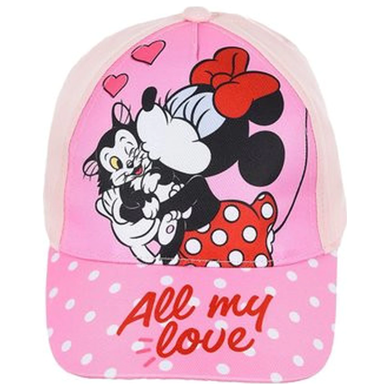 Disney Minnie All My Love detská baseballová čiapka 52 cm produktová fotografia