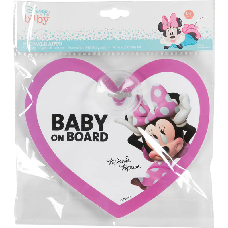 Disney Minnie baby on board Signál do auta produktová fotografia