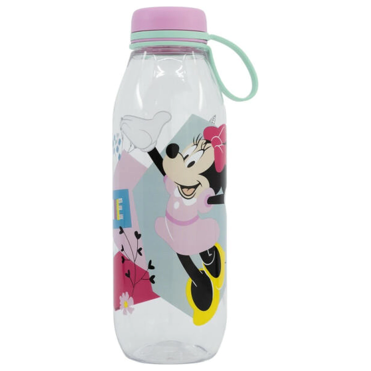 Disney Minnie Mouse Being More Ecozen Plastic fľaša na vodu so skrutkovacím uzáverom 650 ml produktová fotografia