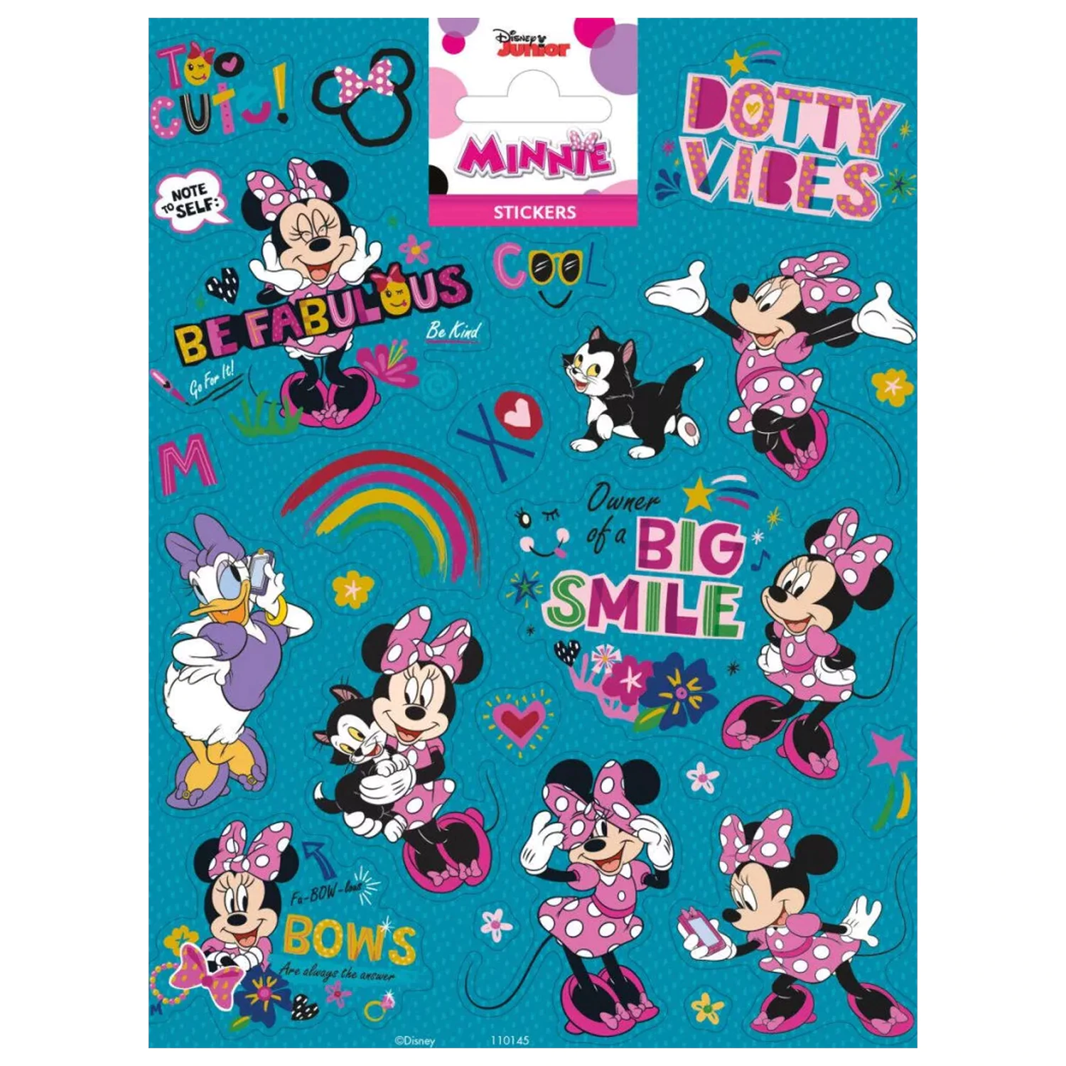 Disney Minnie Big Smile nálepka produktová fotografia