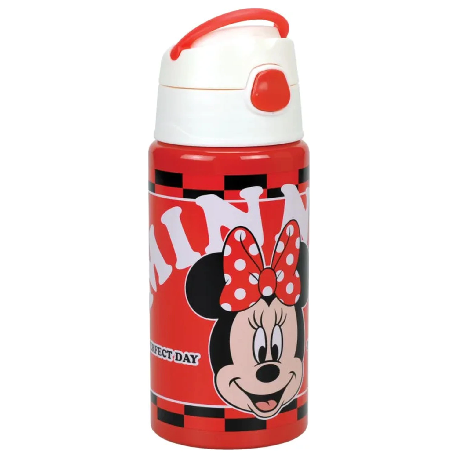 Disney Minnie Bloom Hliníková fľaša so slamkou a háčikom 500 ml produktová fotografia