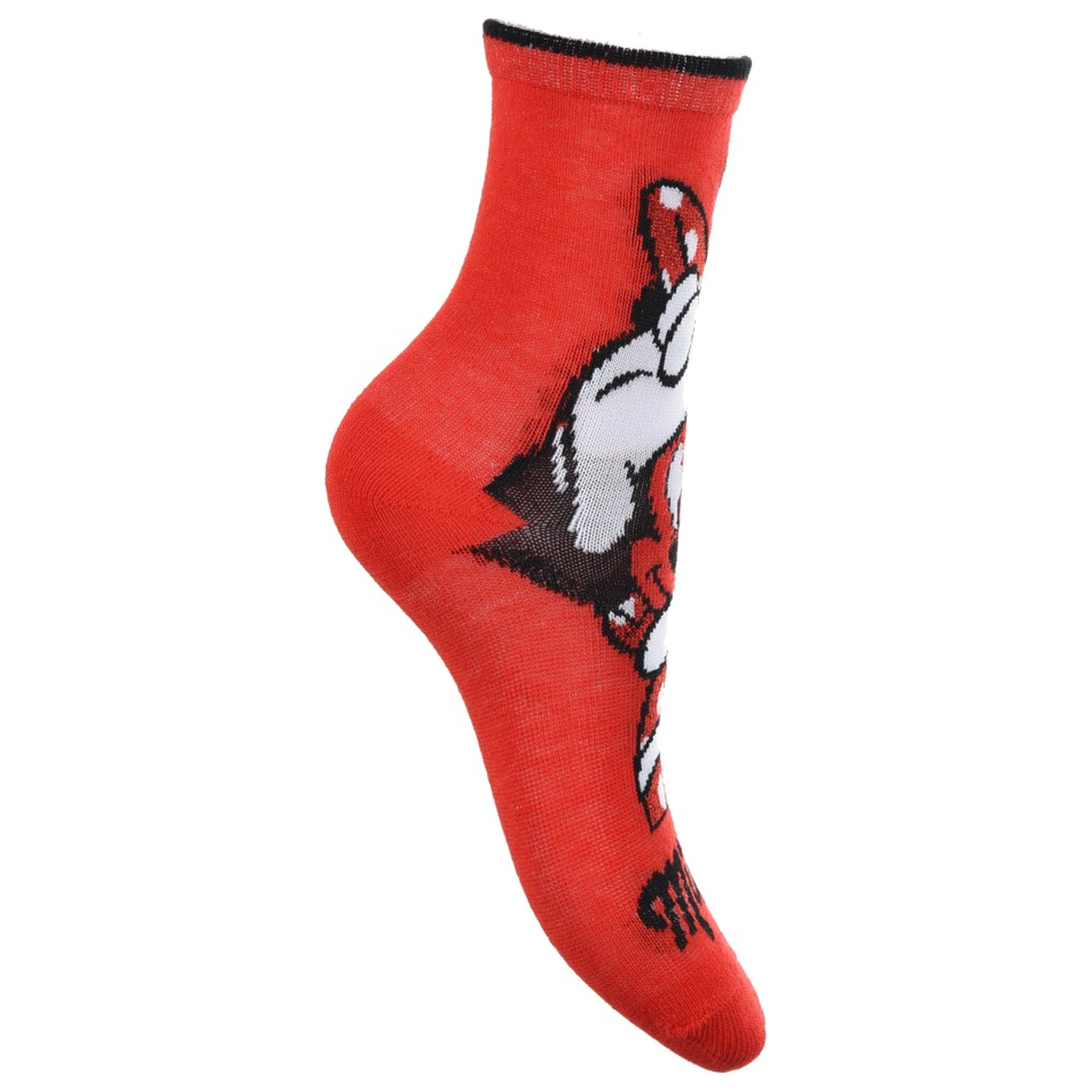 Disney Minnie Mouse Red Bow Detské ponožky 31/34 produktová fotografia