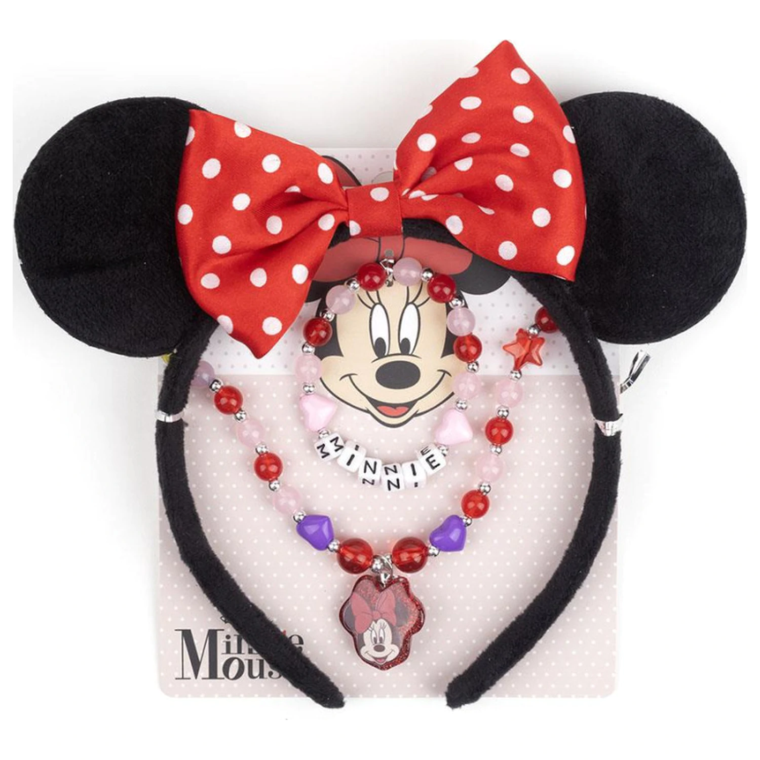 Disney Minnie Charm šperky a súprava čelenky produktová fotografia