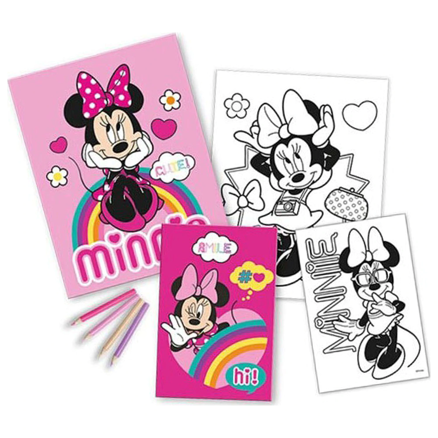 Disney Minnie roztomilý sada na vyfarbovanie produktová fotografia