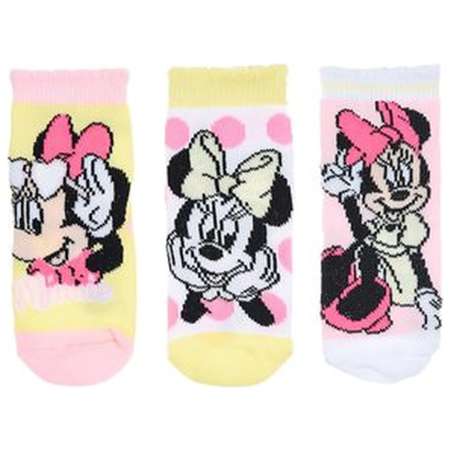 Disney Minnie Mouse elegantné žlté detské ponožky 6-12 mesiacov produktová fotografia