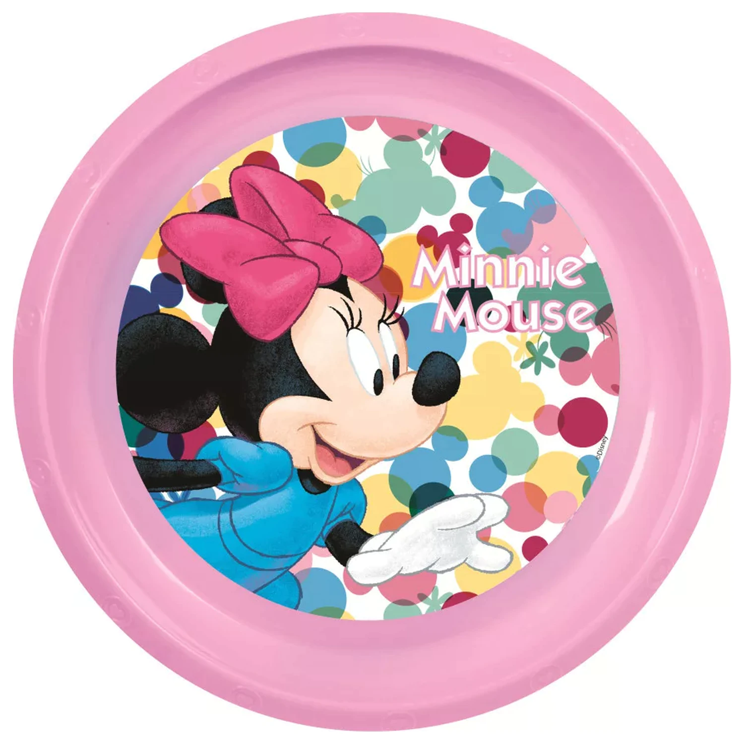 Disney Minnie Feel Good plastový plochý tanier produktová fotografia