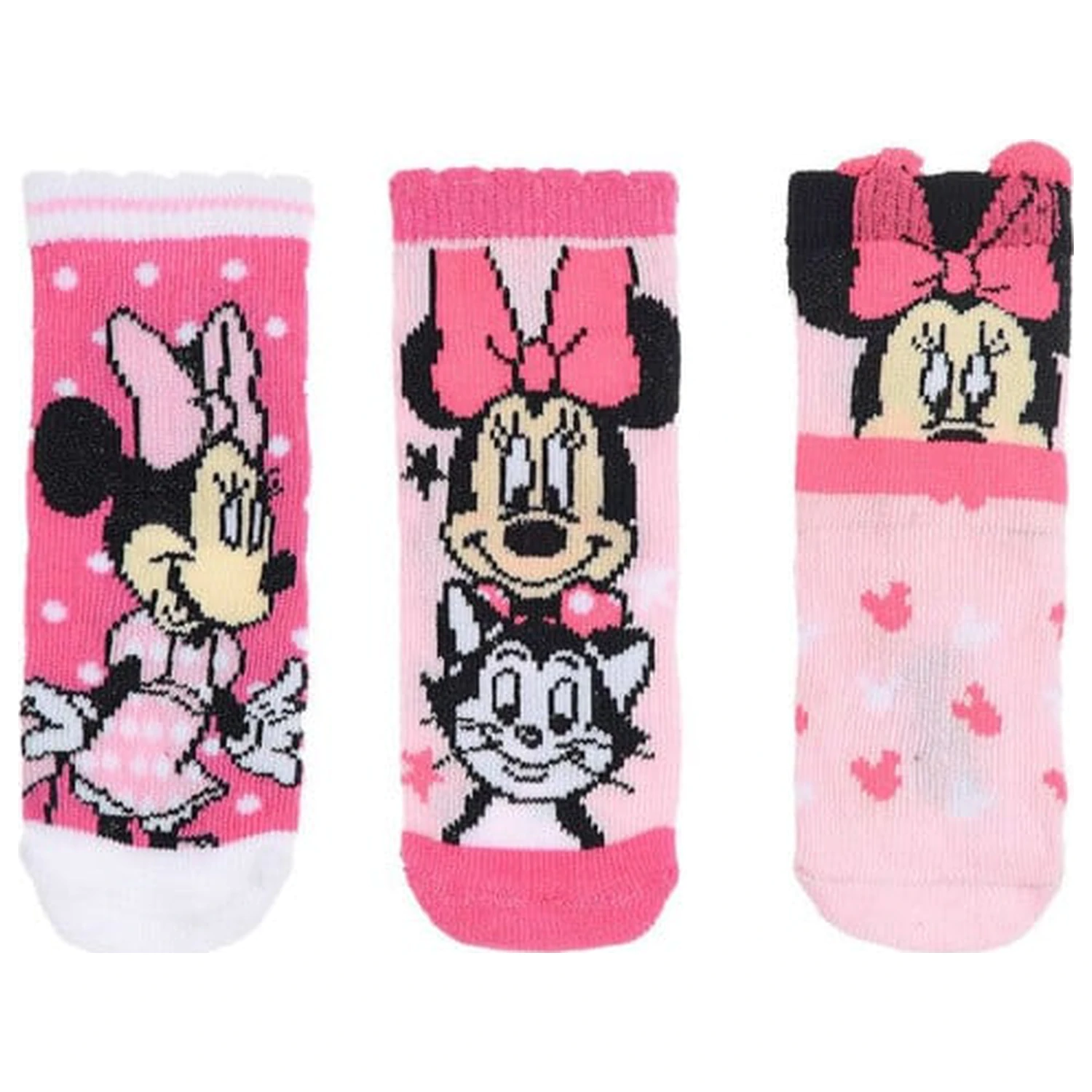 Disney Minnie Figaro Pink detské ponožky 0-6 mesiacov produktová fotografia