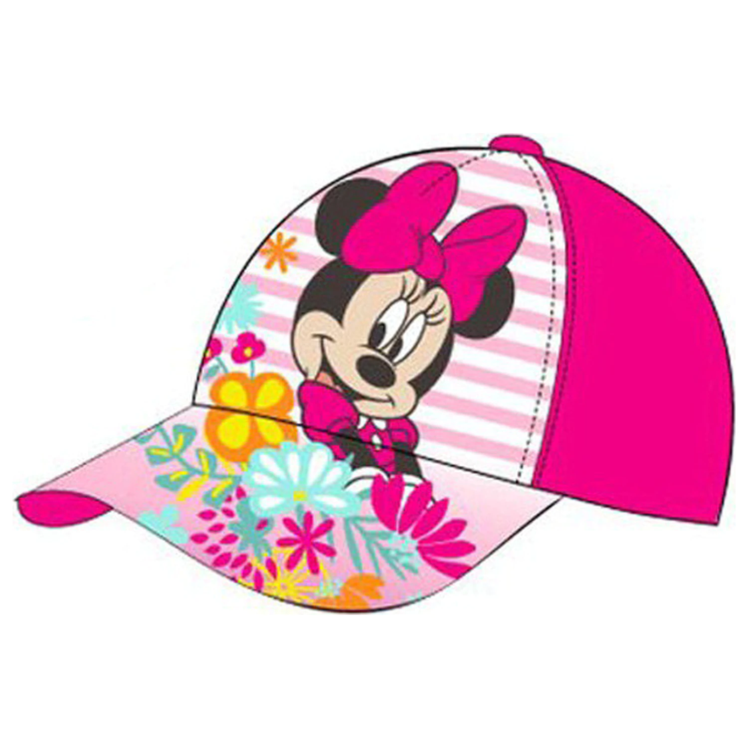 Disney Minnie Flowers Pink detská baseballová čiapka 48 cm produktová fotografia