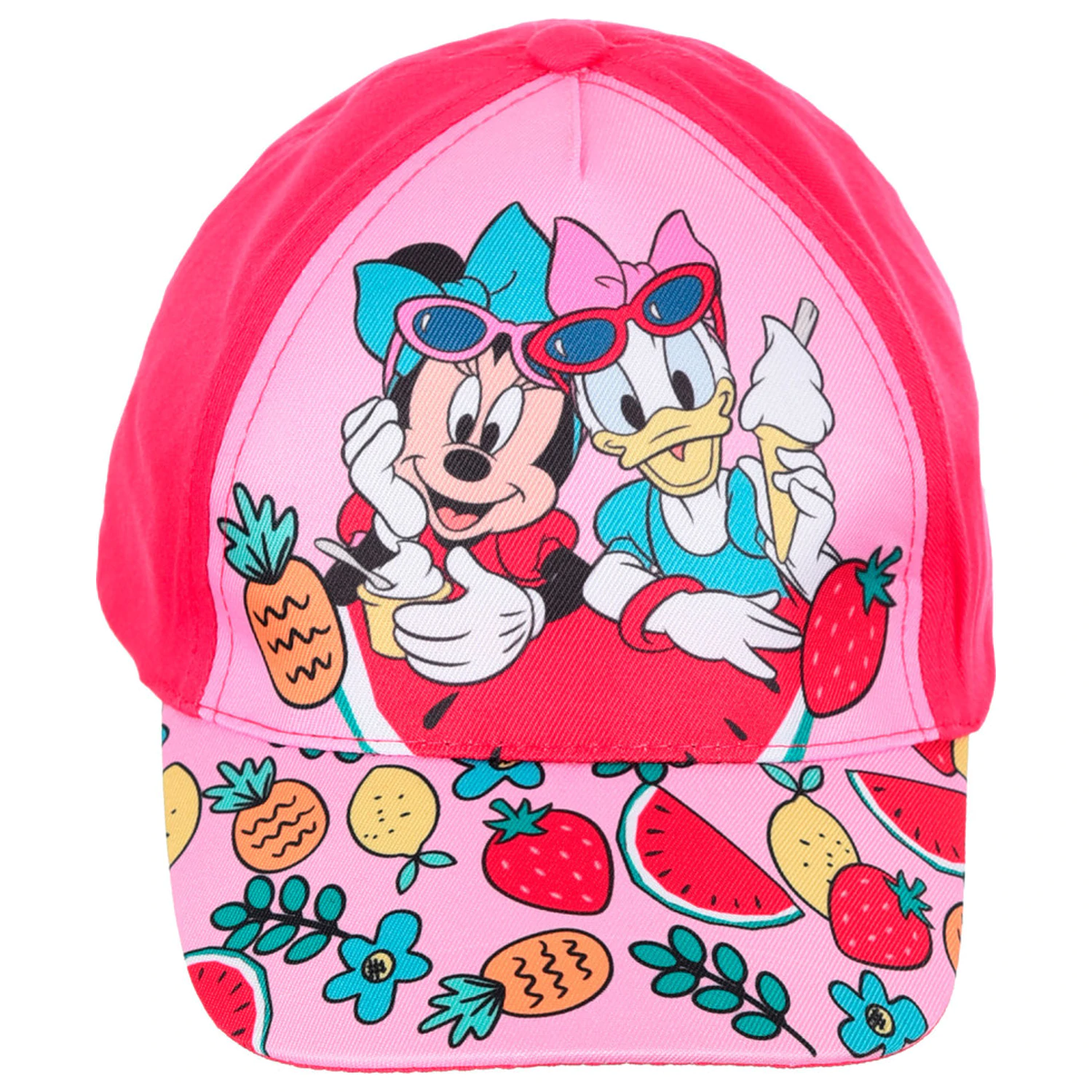 Disney Minnie Fruits Ružová detská baseballová čiapka 52 cm produktová fotografia