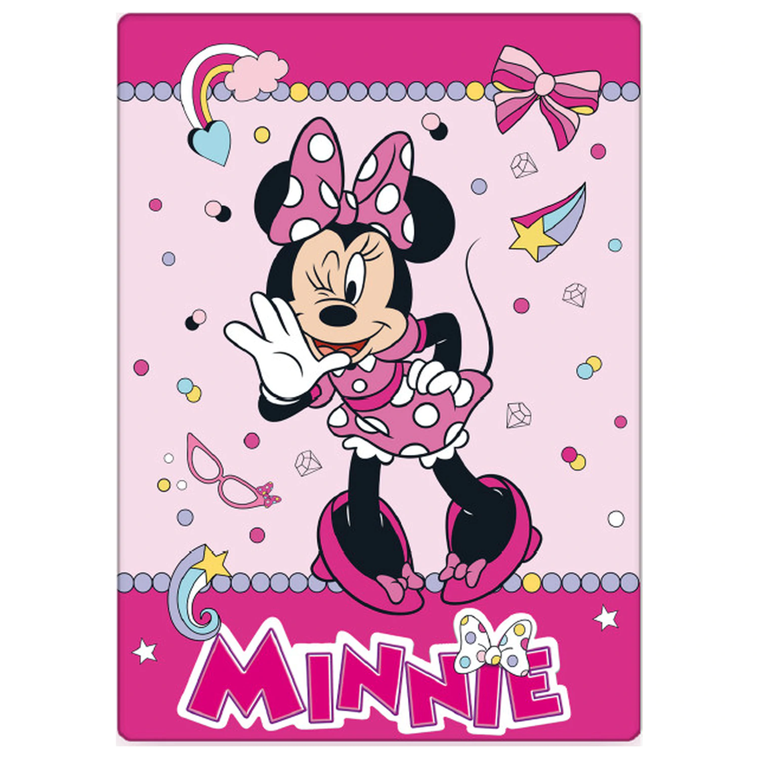 Disney Minnie Funny flísová deka produktová fotografia