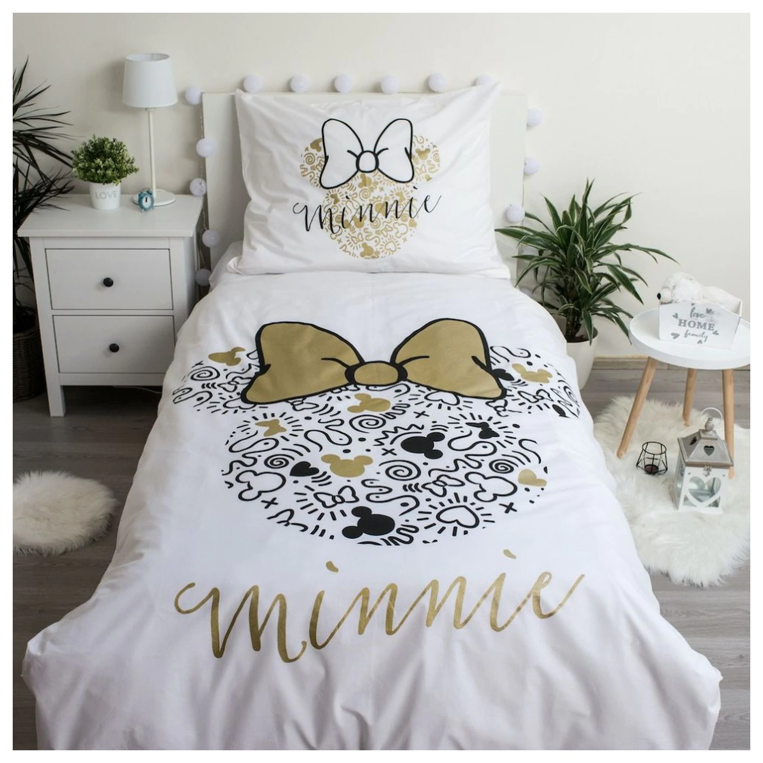 Disney Minnie Gold Obliečka na perinu produktová fotografia