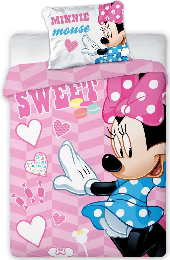 Disney Minnie Detský obliečka na prikrývku 100x135cm, 40x60cm produktová fotografia