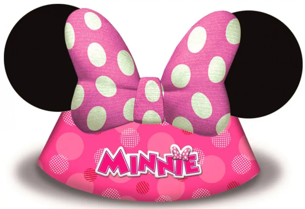 Disney Minnie Happy Helpers Party klobúky, 6 kusov produktová fotografia