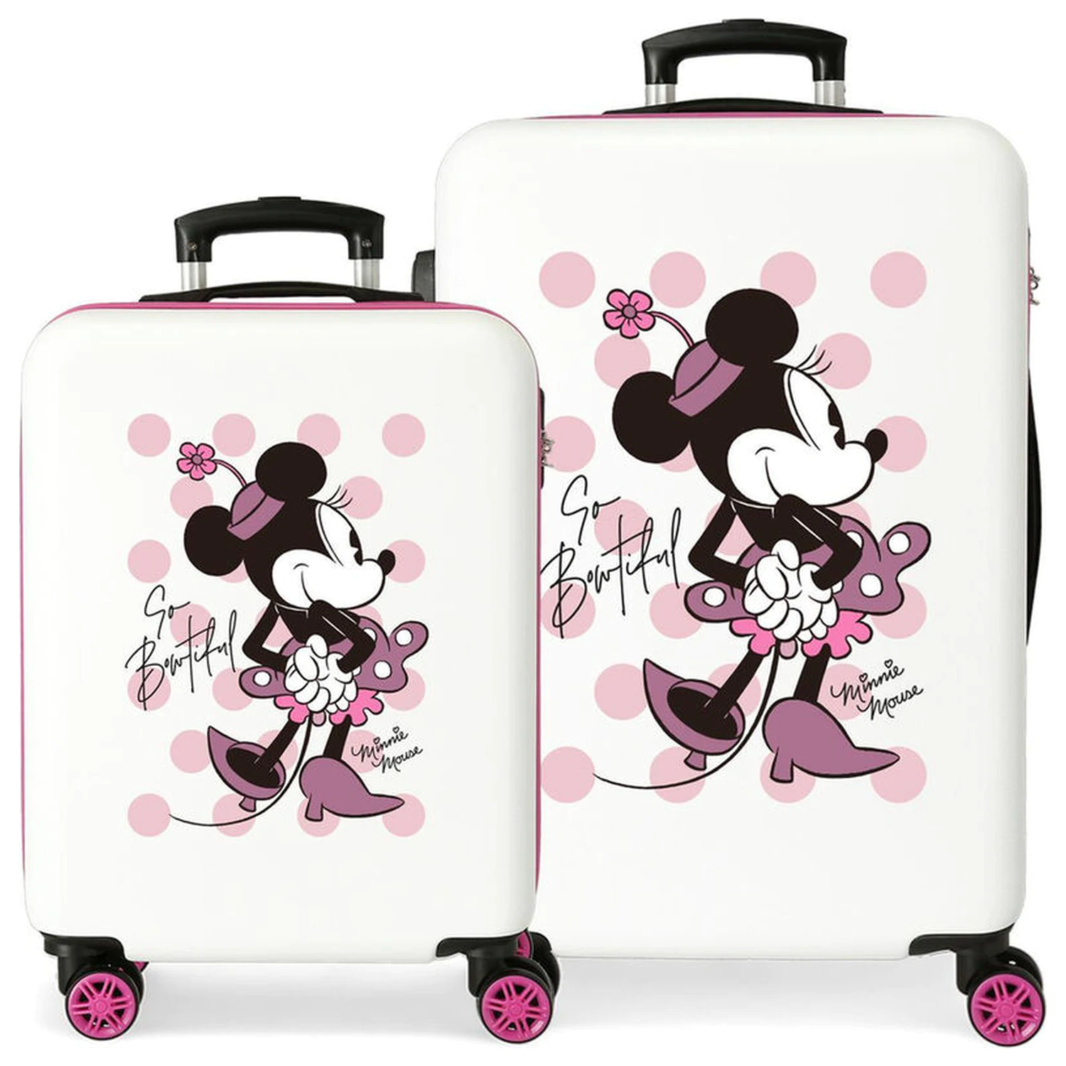 Disney Minnie Have A Good Time ABS 2-dielna súprava kufrov na kolieskach 55/65cm produktová fotografia