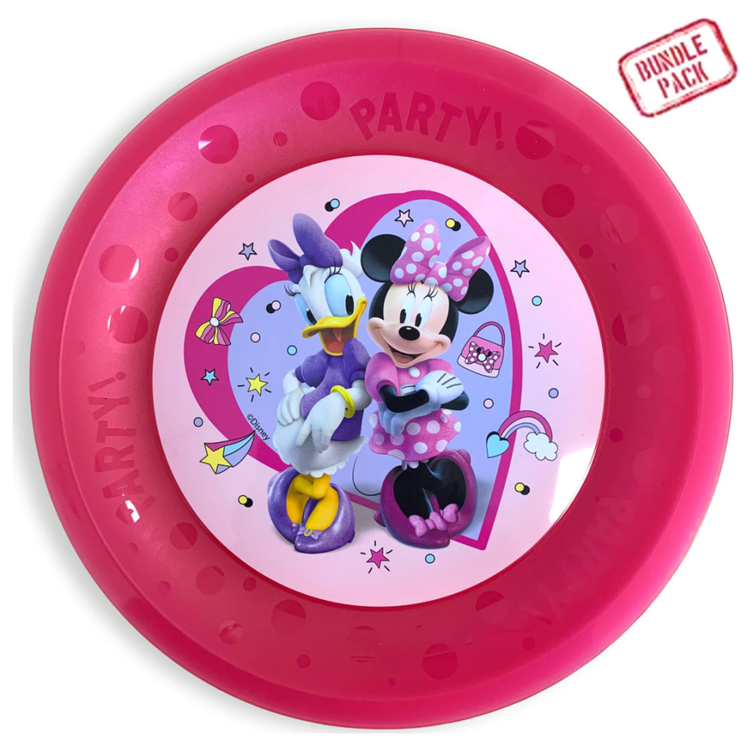 Disney Minnie Junior micro prémiový plastový obedový tanier 4-dielna súprava 21 cm produktová fotografia
