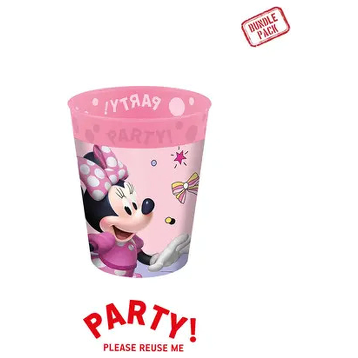 Disney Minnie Mouse Junior Micro Premium plastový pohár súprava 4 kusov, 250 ml produktová fotografia