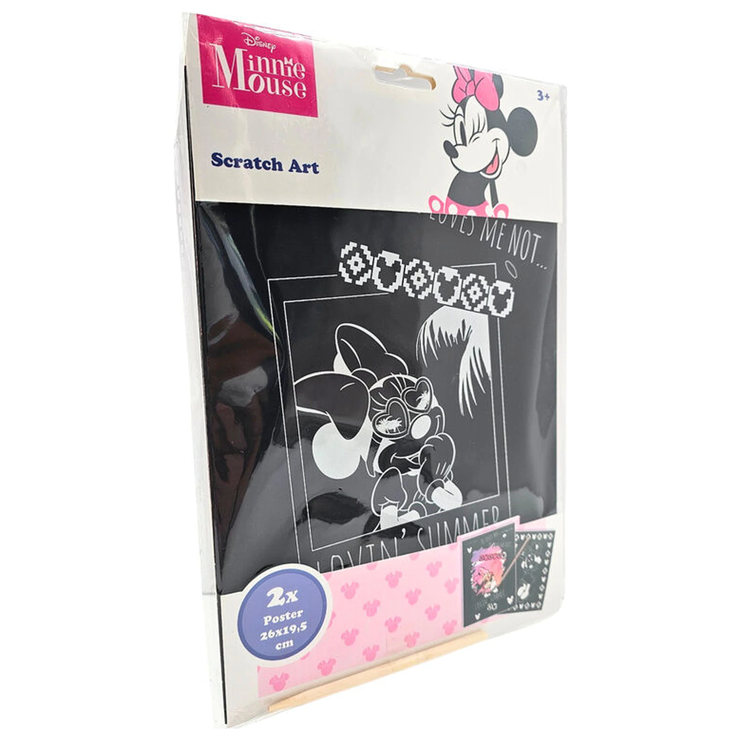 Disney Minnie škrabací set produktová fotografia