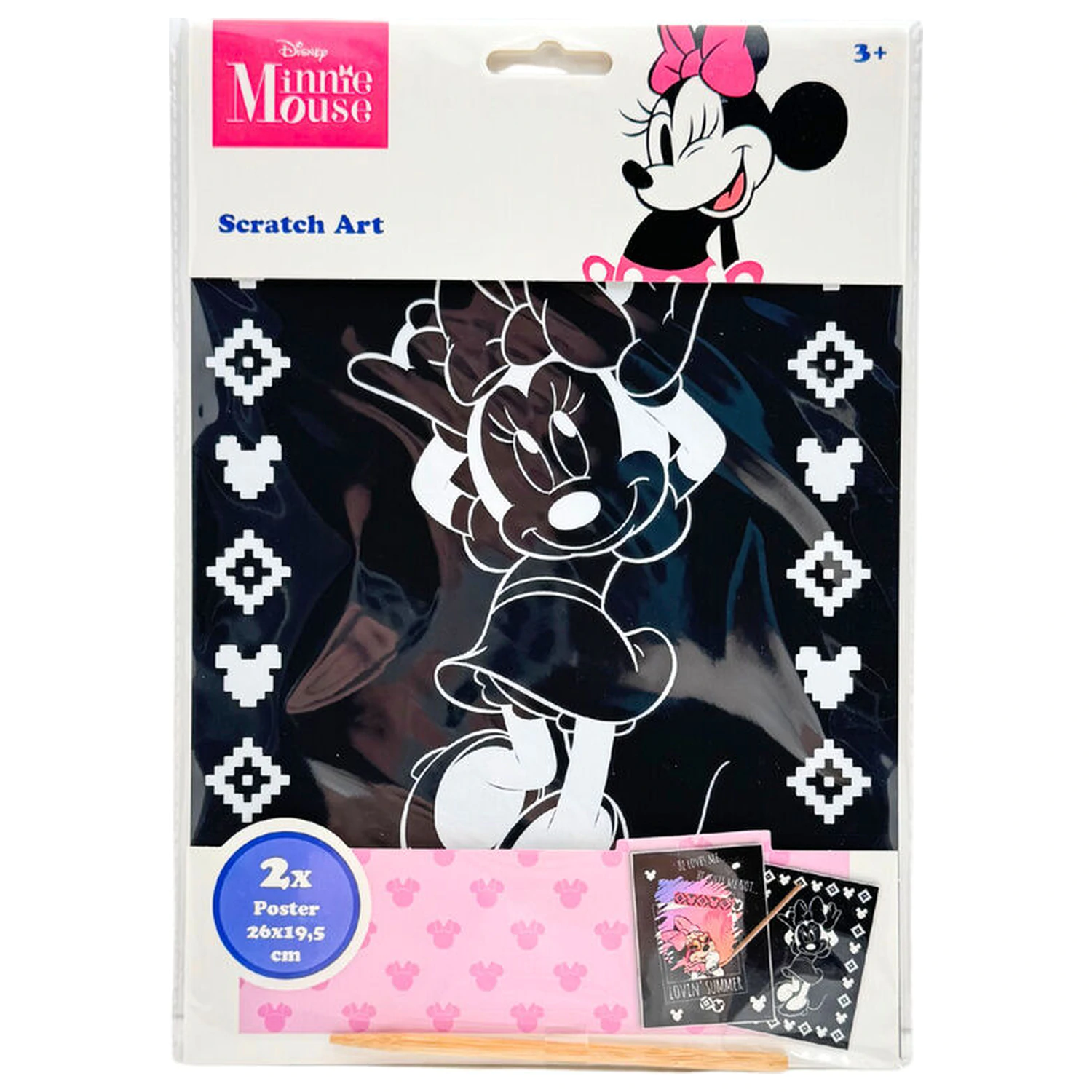 Disney Minnie škrabací set produktová fotografia