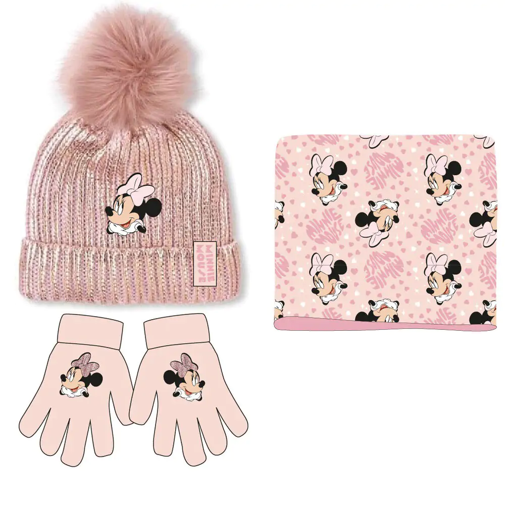 Disney Minnie set šál a rukavice produktová fotografia