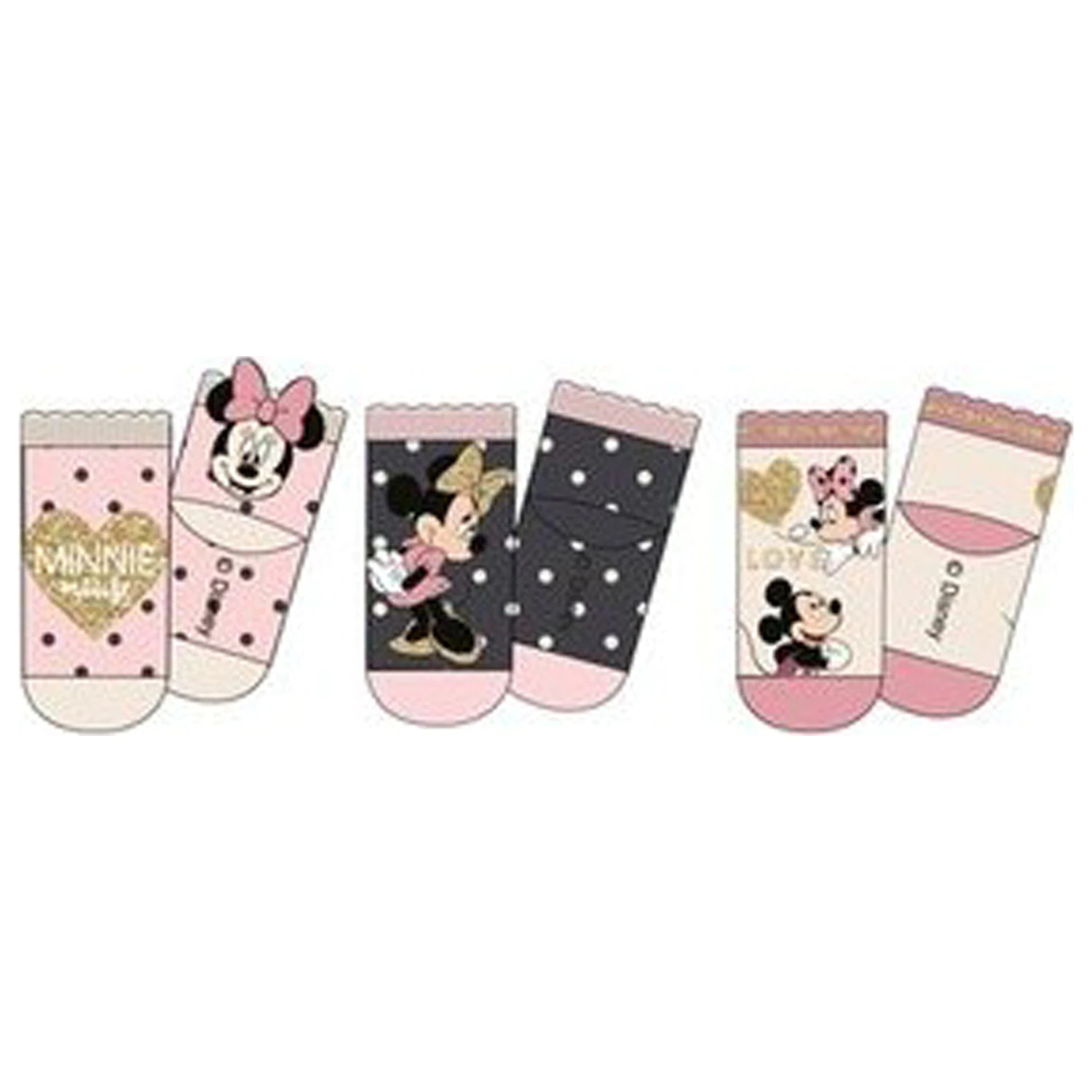 Disney Minnie Love dojčenské ponožky 0-6 mesiacov produktová fotografia