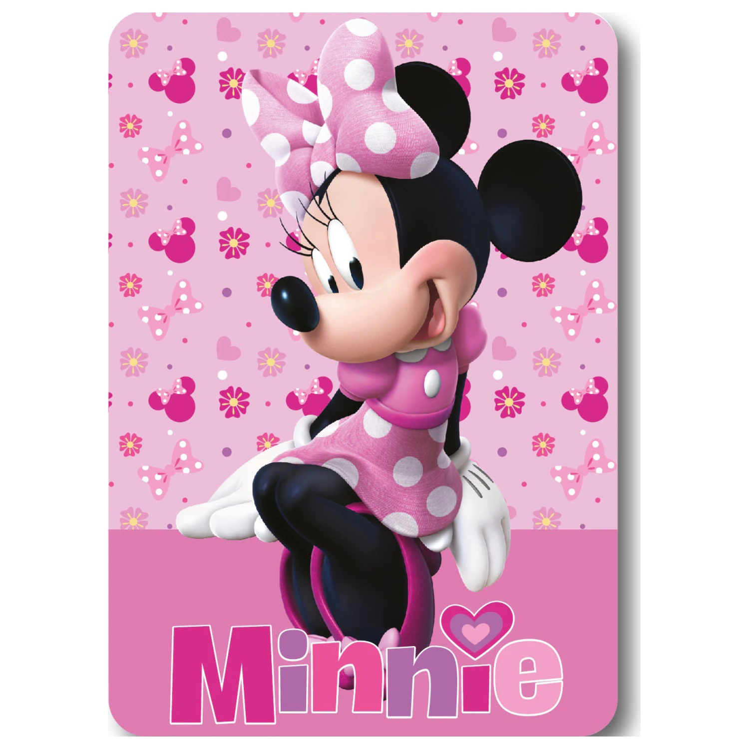Disney Minnie Lovely Charm flísová deka produktová fotografia