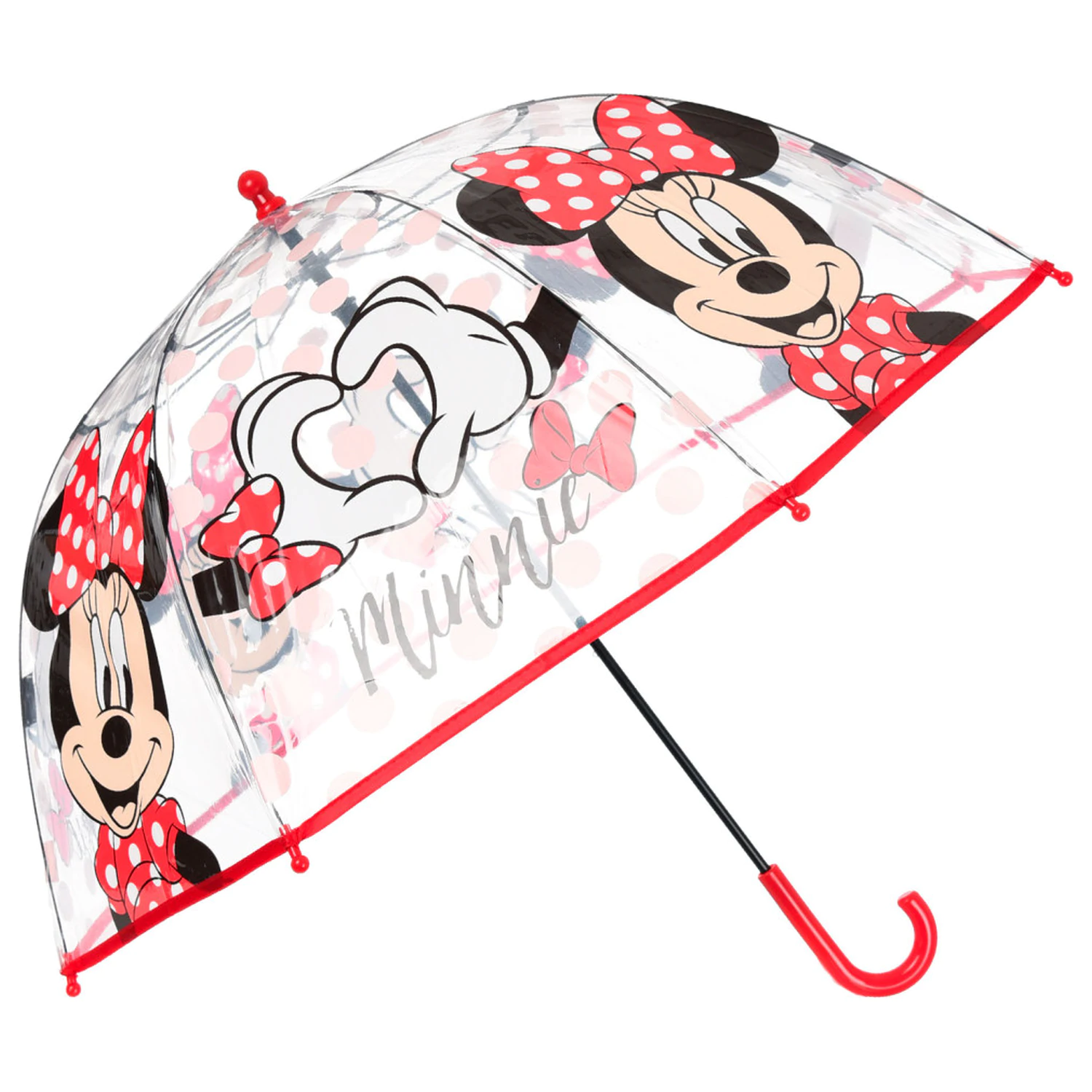 Disney Minnie Krásny detský transparentný dáždnik produktová fotografia