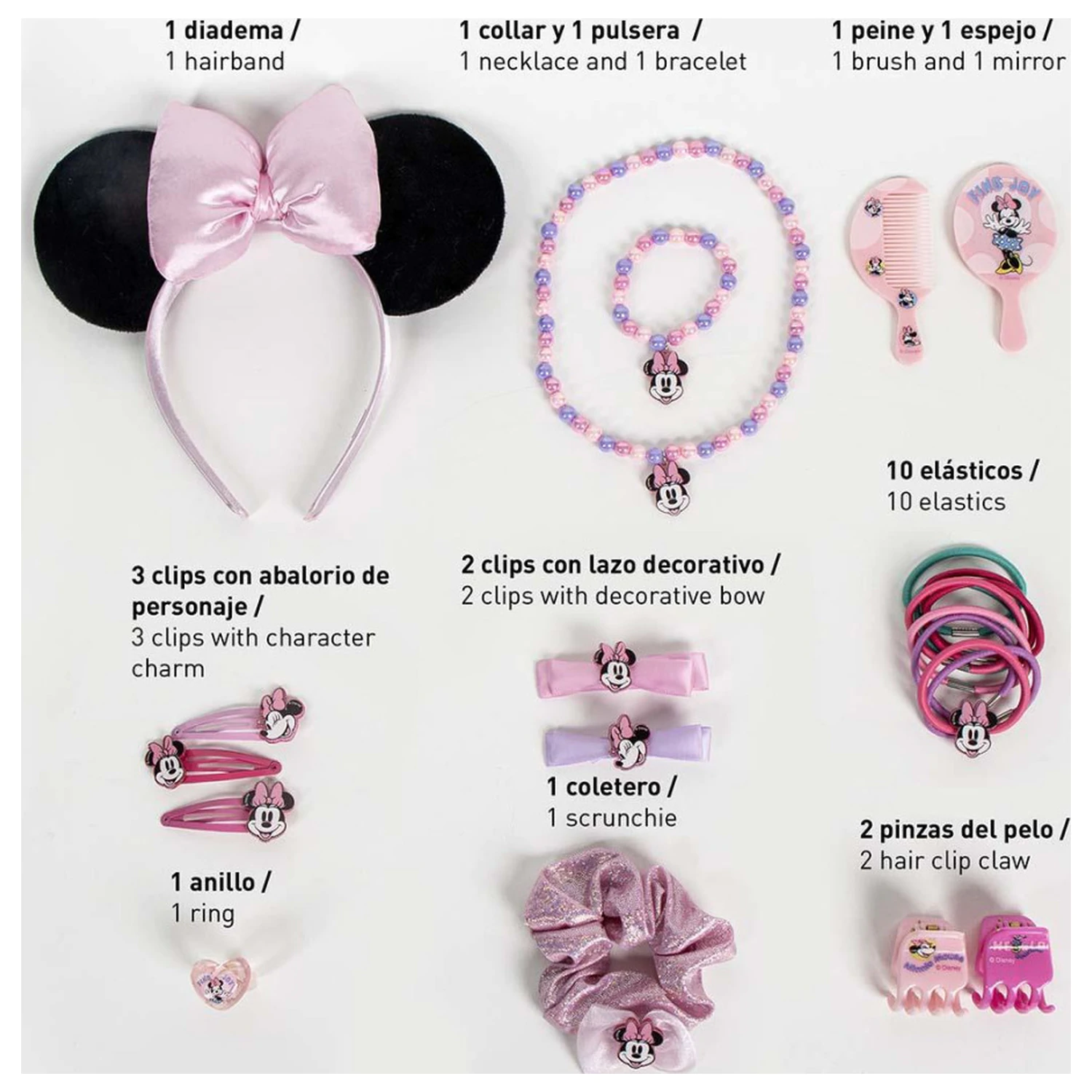 Disney Minnie Makeover súprava šperkov a vlasových doplnkov produktová fotografia