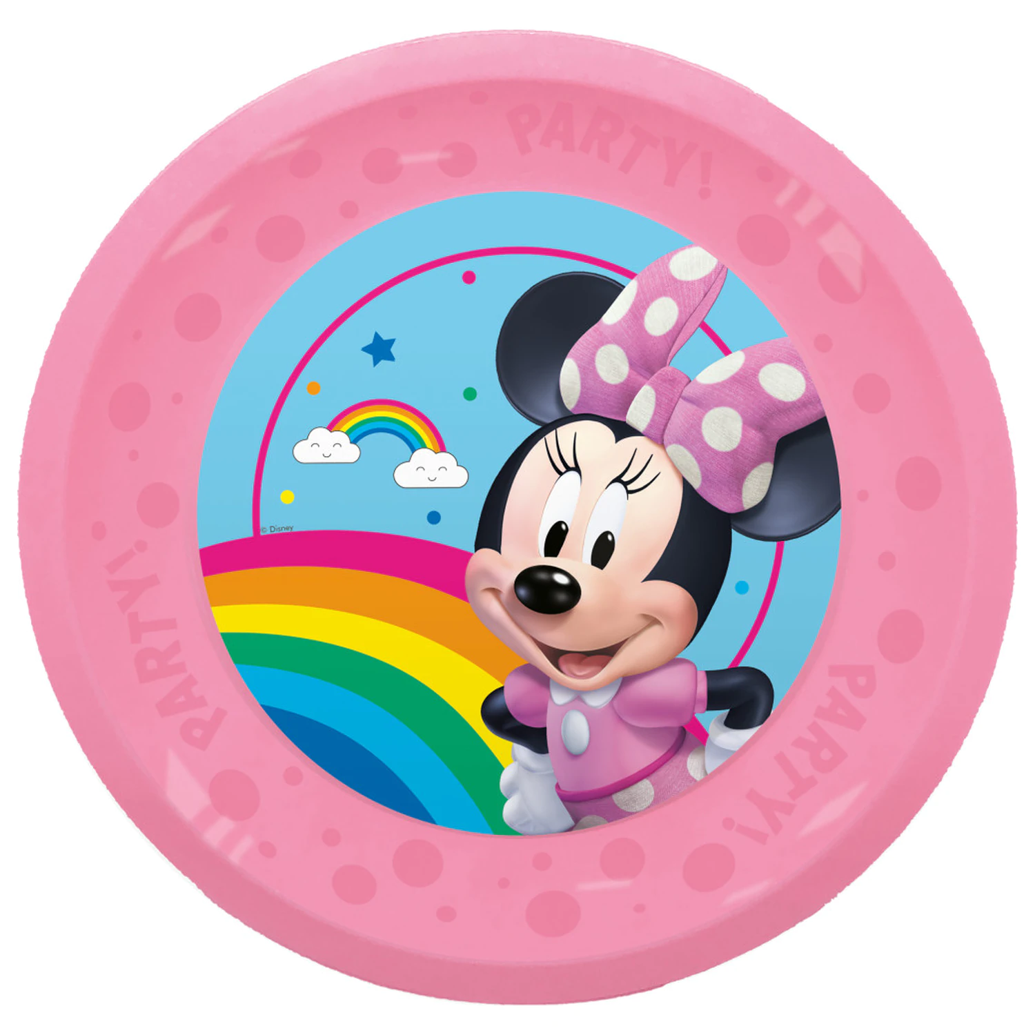 Disney Minnie Makes Me Smile micro prémiový plastový plochý tanier, 4-dielna súprava, 21 cm produktová fotografia