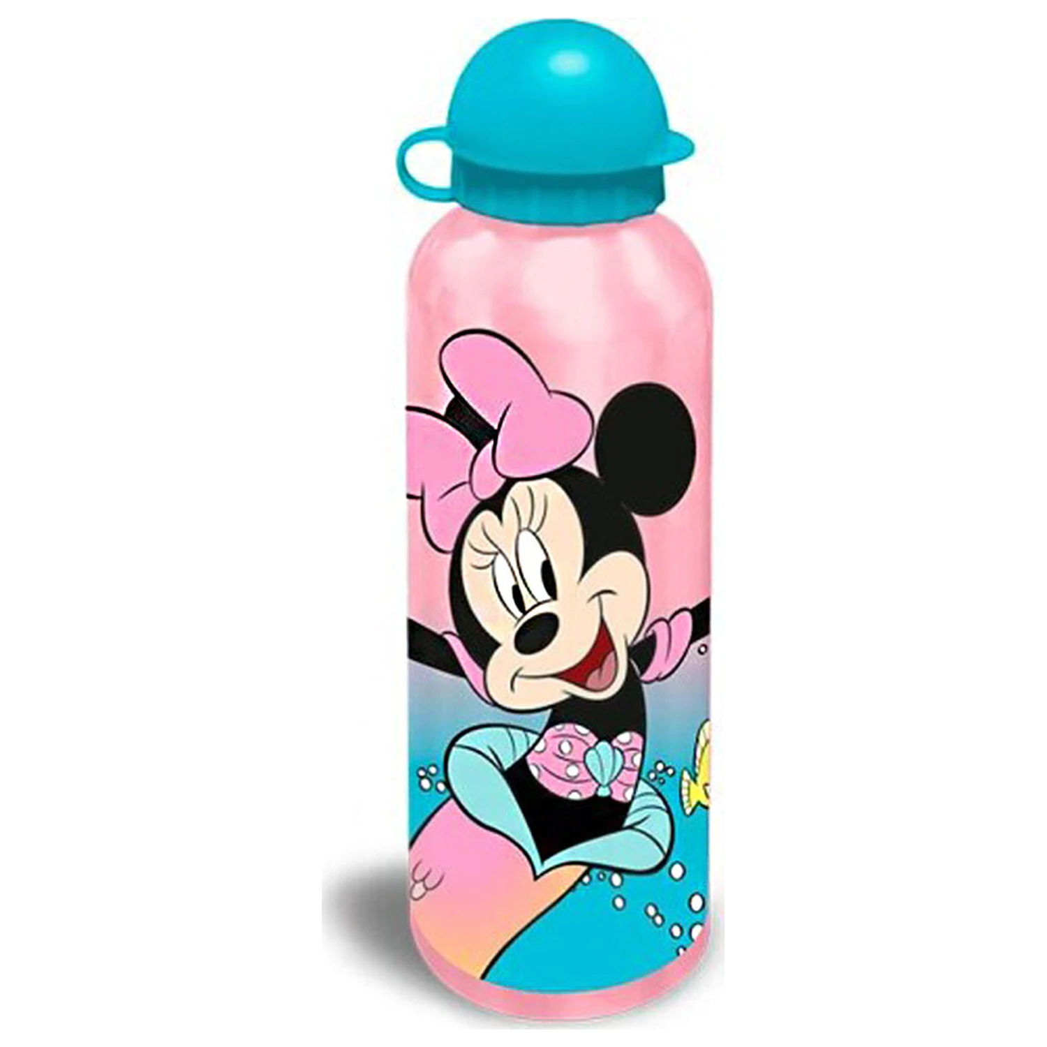Disney Minnie Mermaid Hliníková fľaša na vodu s uzáverom na pitie 500 ml produktová fotografia