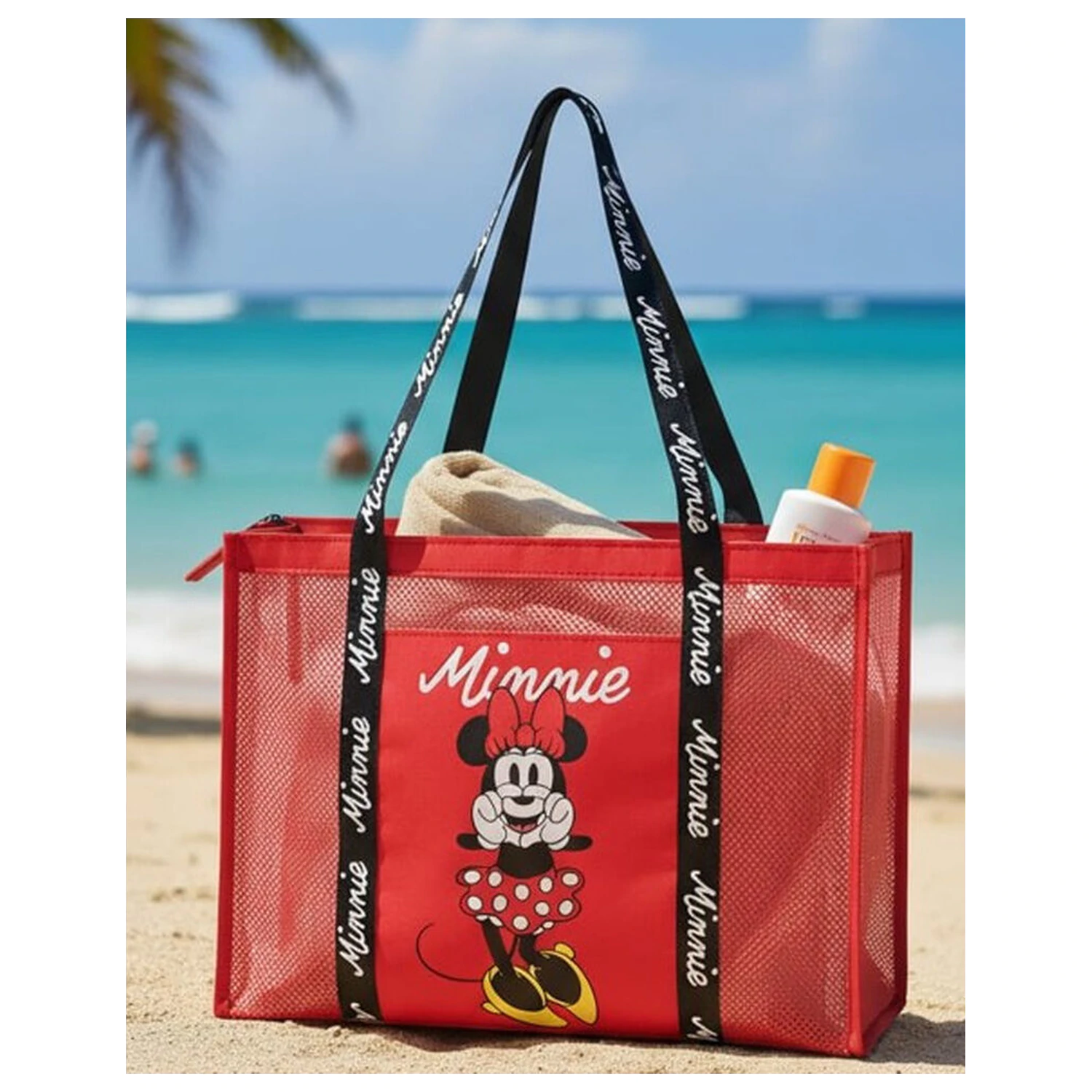 Disney Minnie sieťovaná plážová taška produktová fotografia