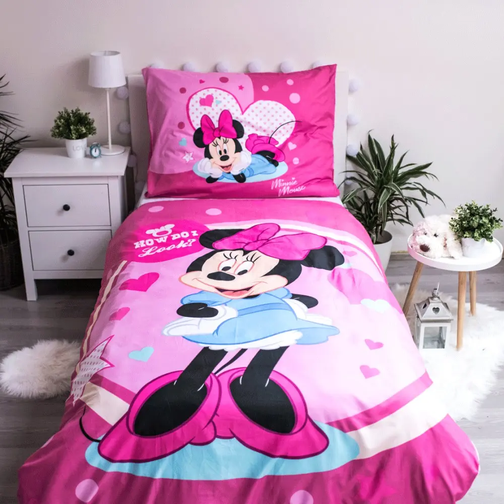 Disney Minnie Microfiber obliečka na paplón 140x200cm, 70x90cm produktová fotografia