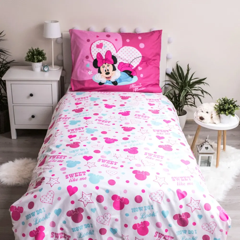 Disney Minnie Microfiber obliečka na paplón 140x200cm, 70x90cm produktová fotografia