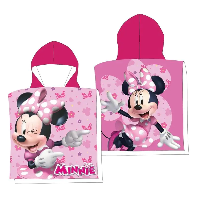 Disney Minnie microfibre plážová osuška pončo produktová fotografia