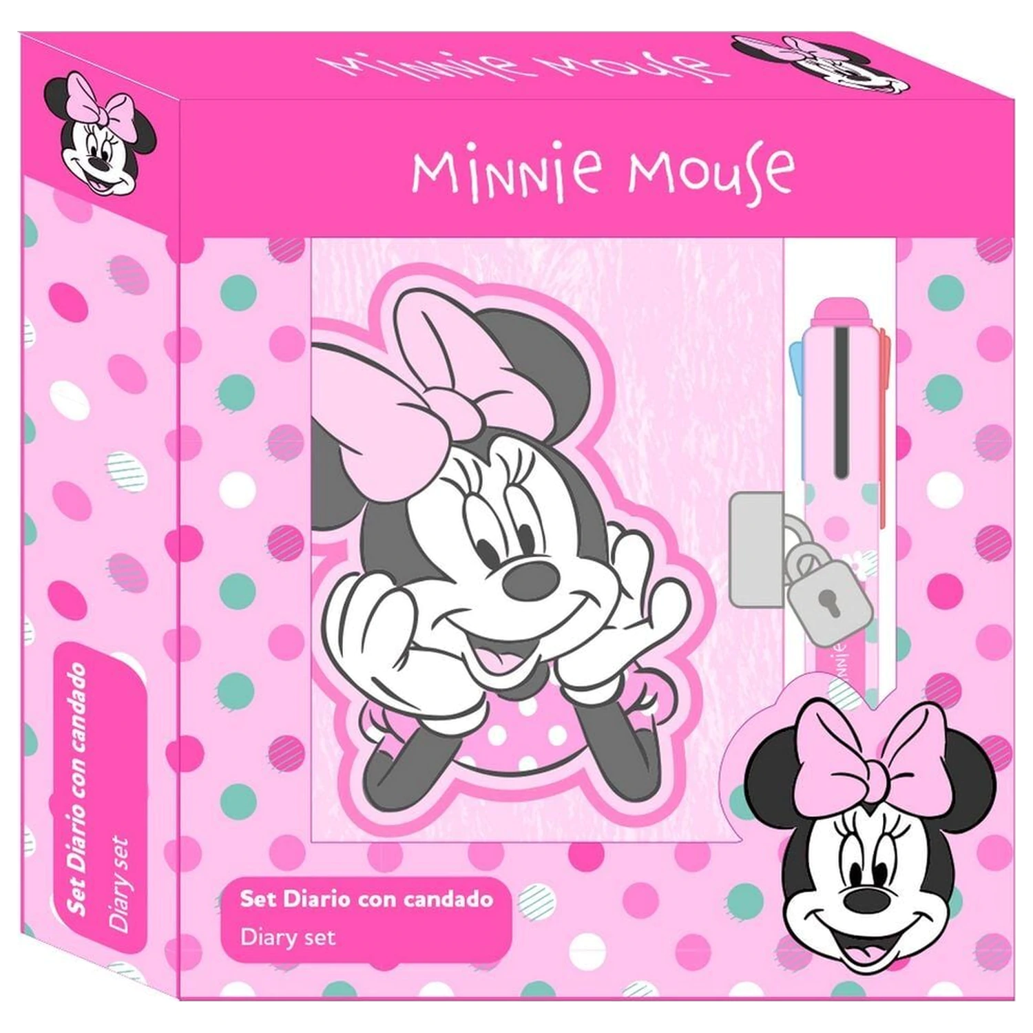 Disney Minnie Minty denník + 4-farebné pero produktová fotografia