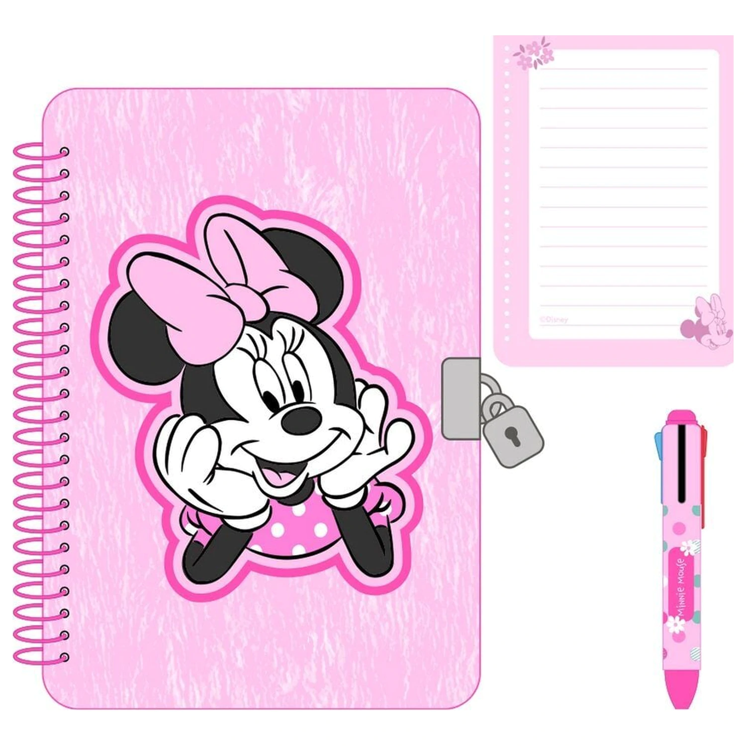 Disney Minnie Minty denník + 4-farebné pero produktová fotografia