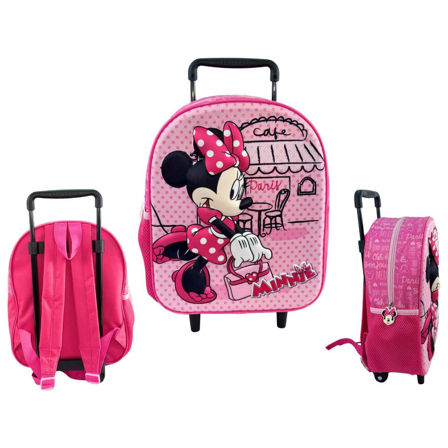 Disney Minnie Paris 3D kufor na kolieskach 32 cm produktová fotografia