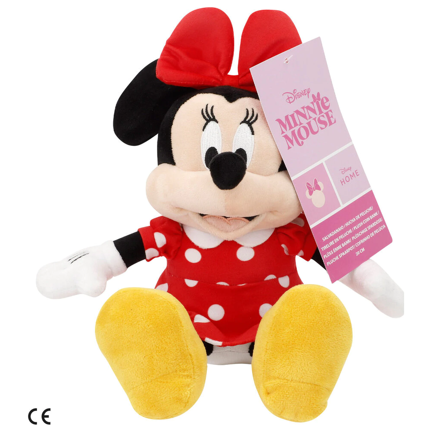 Disney Minnie pokladnička plyšová hračka 20 cm produktová fotografia
