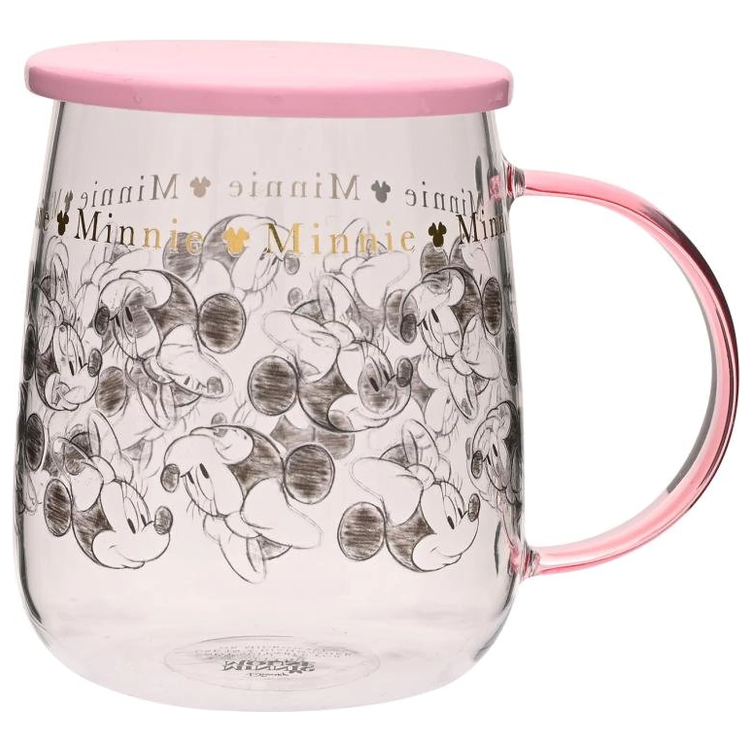 Disney Minnie sklenený hrnček s viečkom (532 ml) produktová fotografia