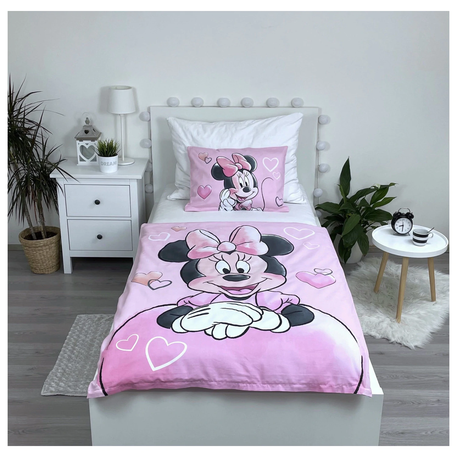 Disney Minnie Powder Pink detská, predškolská obliečka na perinu produktová fotografia