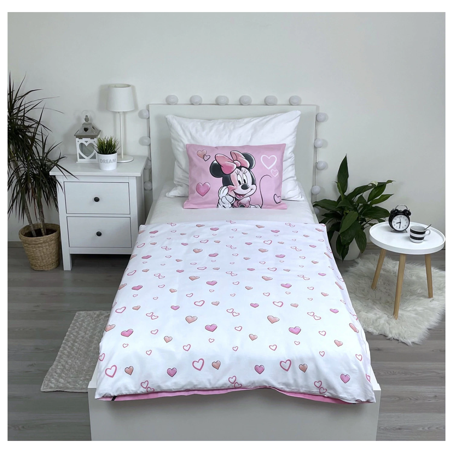 Disney Minnie Powder Pink detská, predškolská obliečka na perinu produktová fotografia
