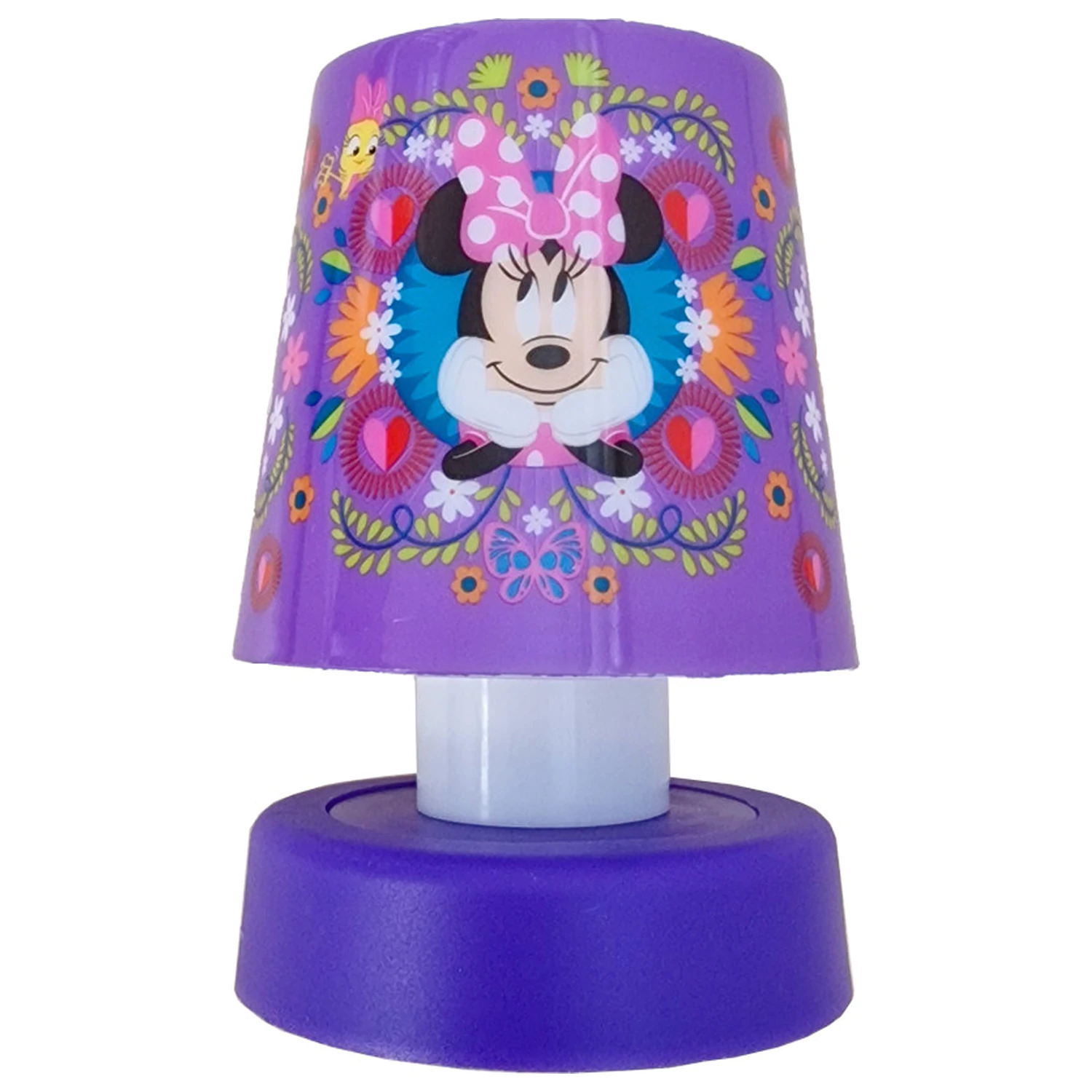 Disney Minnie Fialová mini stolová lampa 11 cm produktová fotografia