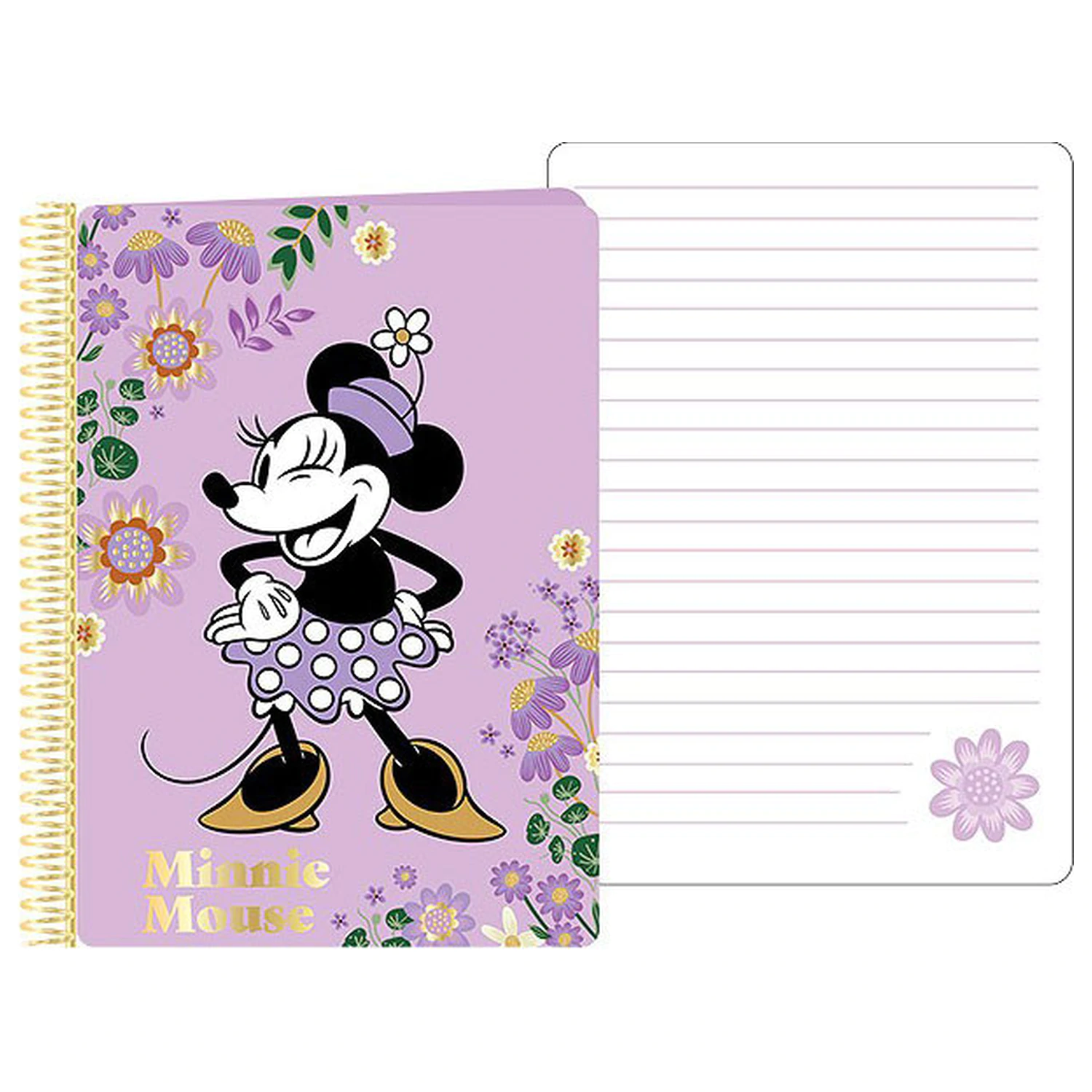 Disney Minnie Purple špirálový zápisník, A5 produktová fotografia