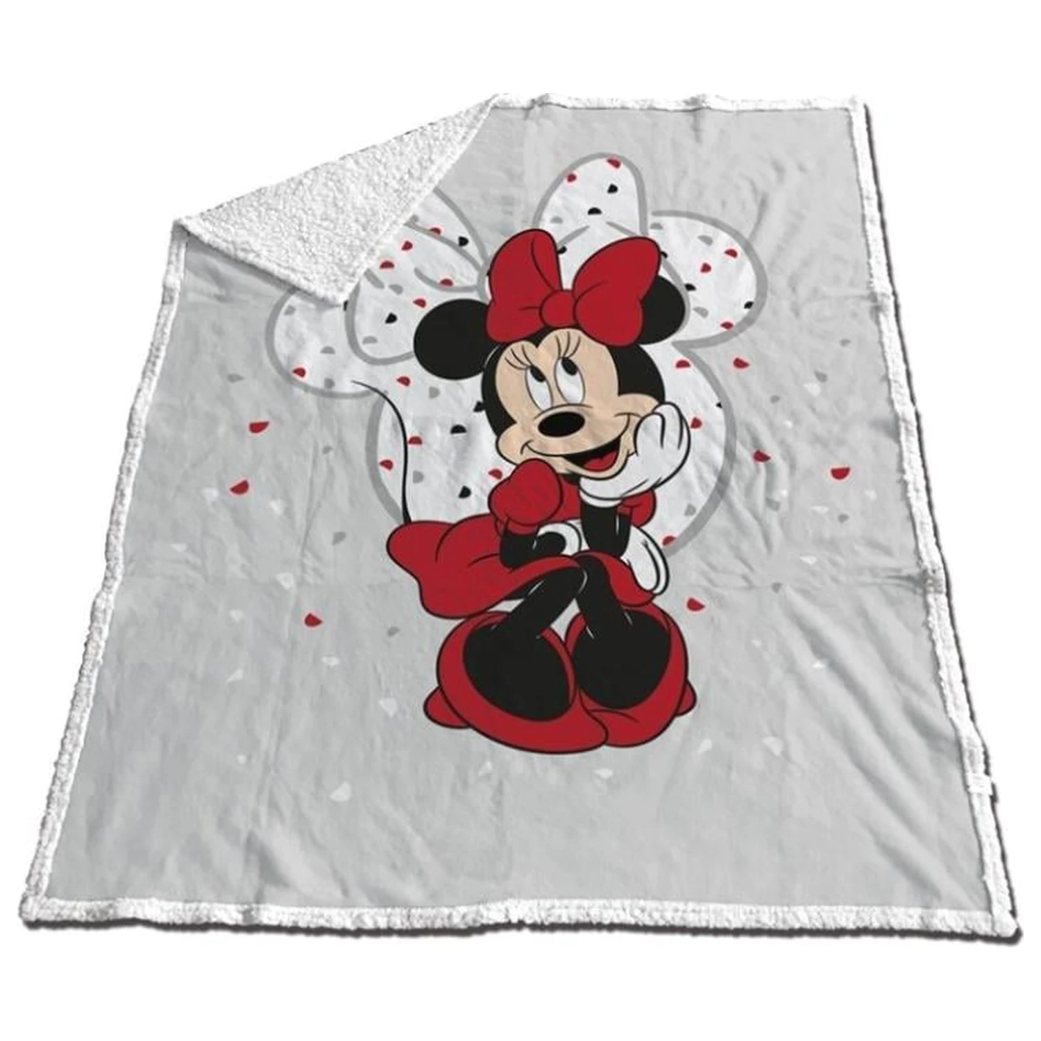 DISNEY Minnie Sherpa deka 130x170cm produktová fotografia