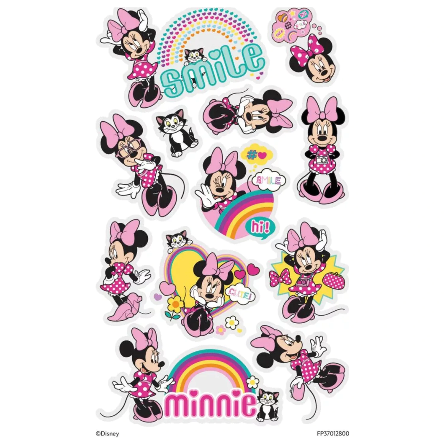 Disney Minnie Smile Tattoo 12 ks produktová fotografia